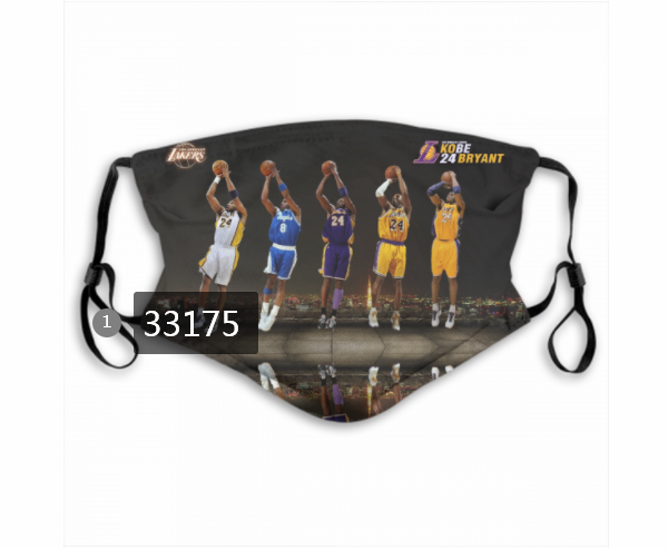 2021 NBA Los Angeles Lakers #24 kobe bryant 33175 Dust mask with filter